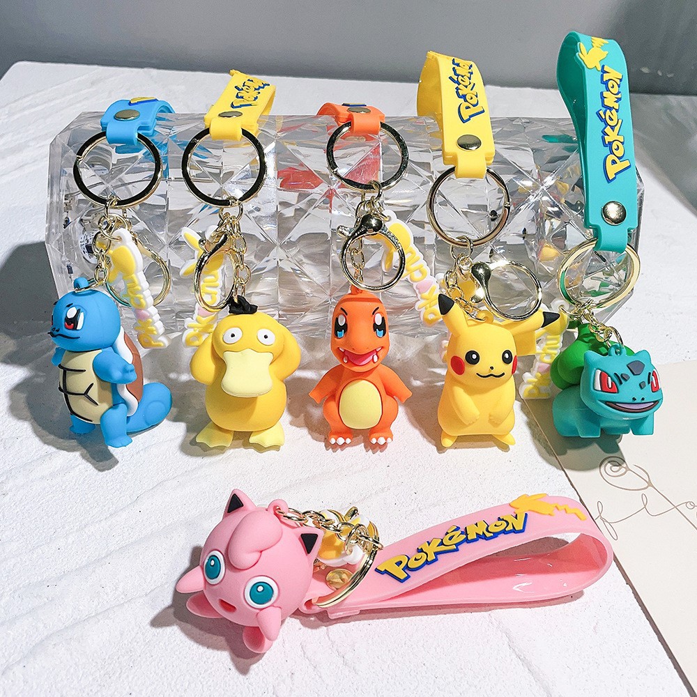Custom Pokemon PVC key chain Custom Pokemon PVC key chain