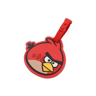 3D Cartoon Tsiaj mos PVC Hnab Tag